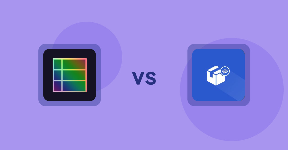 Shopify Product Display Apps: TableFlow Specification Table vs Addify - Hide Products