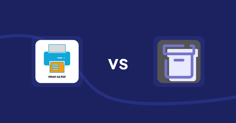 Shopify Product Display Apps: LitPDP ‑ Print as PDF vs Shelfify