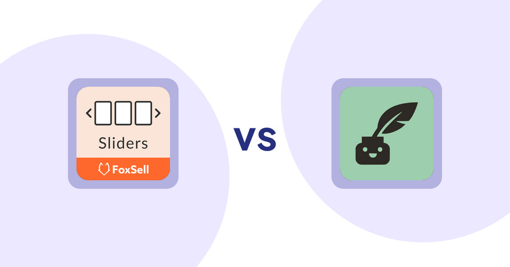 Shopify Product Display Apps: FoxSell Slider & Carousel vs Copybuddy