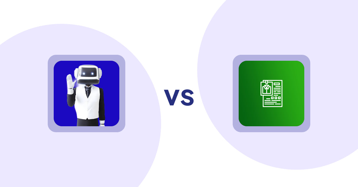Shopify Product Display Apps: ShopCierge — AI Sales Chatbot vs OC Product Size Chart