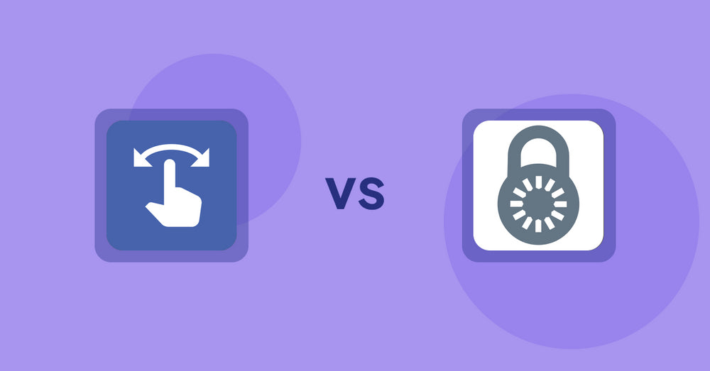 Shopify Product Display Apps: HypeSwipe: Swipes to Sales vs Reveal Lock Manager