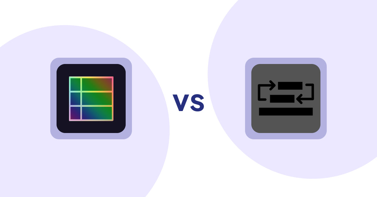 Shopify Product Display Apps: TableFlow Specification Table vs Sortyfi Collection Merchandise