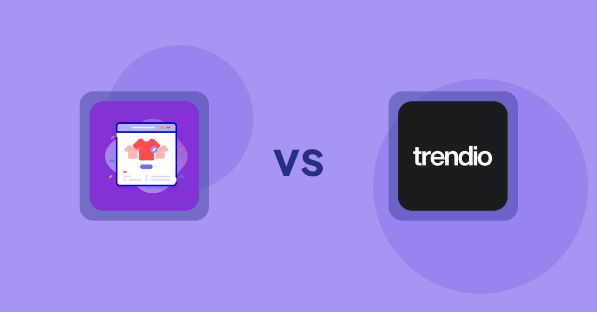 Shopify Product Display Apps: Variant Title Magic vs Trendio
