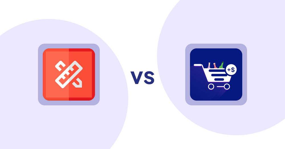 Shopify Product Display Apps: RT: Size Chart, Size Guide vs Pfand ‑ Deposit & Cart Fee