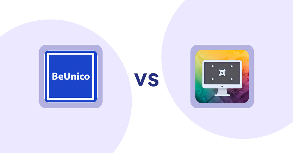 Shopify Product Display Apps: BeUnico vs. PC Builder