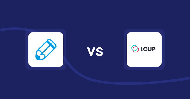 Shopify Product Display Apps: Writer Sofia vs Loup: Sell on Instagram