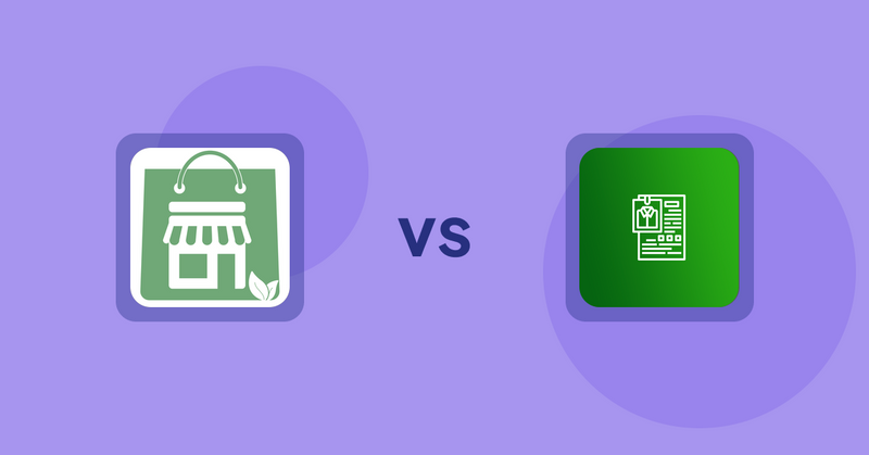 Shopify Product Display Apps: Greeniemart vs. OC Product Size Chart