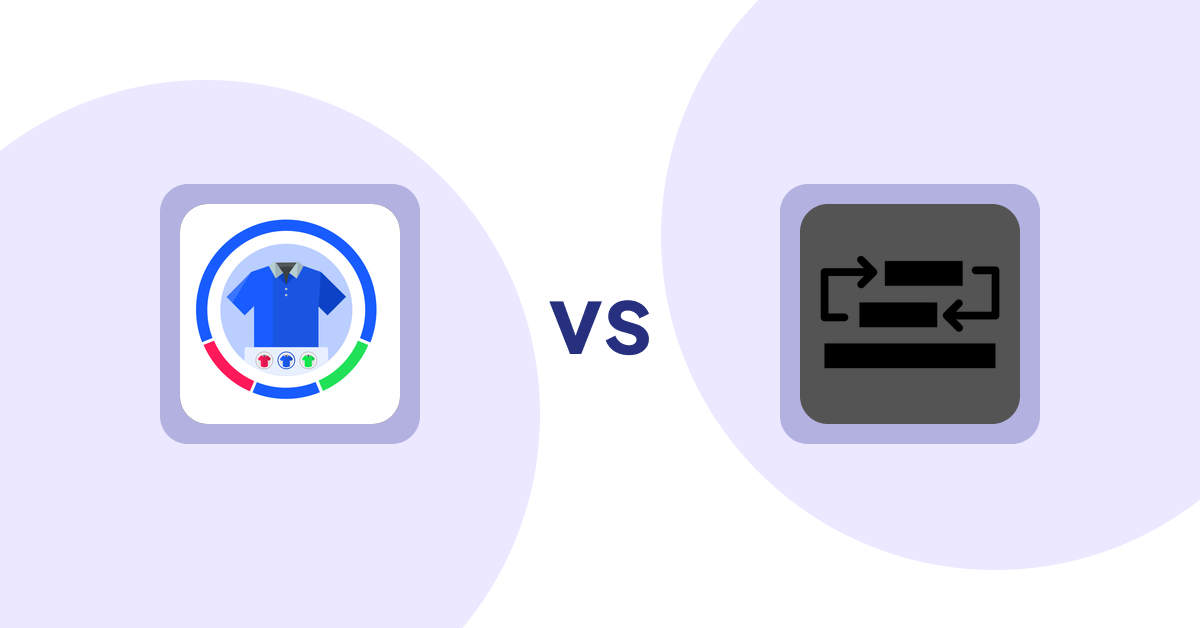 Shopify Product Display Apps: EVS ‑ Easy Variation Swatches vs Sortyfi Collection Merchandise