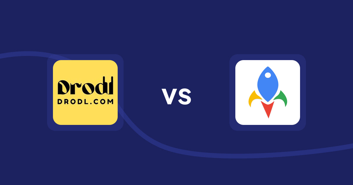 Shopify Product Display Apps: Drodl: Hide SoldOut Products vs Jedi Back In Stock Admin Alert