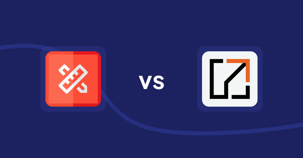 Shopify Product Display Apps: RT: Size Chart, Size Guide vs. OT | Collection Sort & Manage