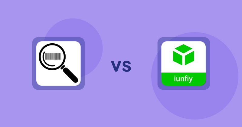 Shopify Product Display Apps: ScanZ ‑ Find and Import Easy vs iunfiy • Related Products