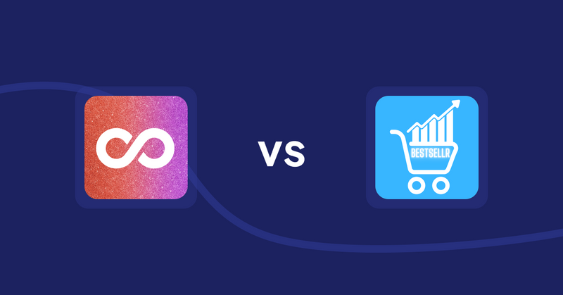 Shopify Product Display Apps: Infinite Scroll Pro vs Bestsellr