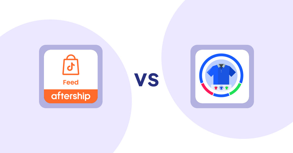 Shopify Product Display Apps: AfterShip Feed for TikTok Shop vs EVS ‑ Easy Variation Swatches