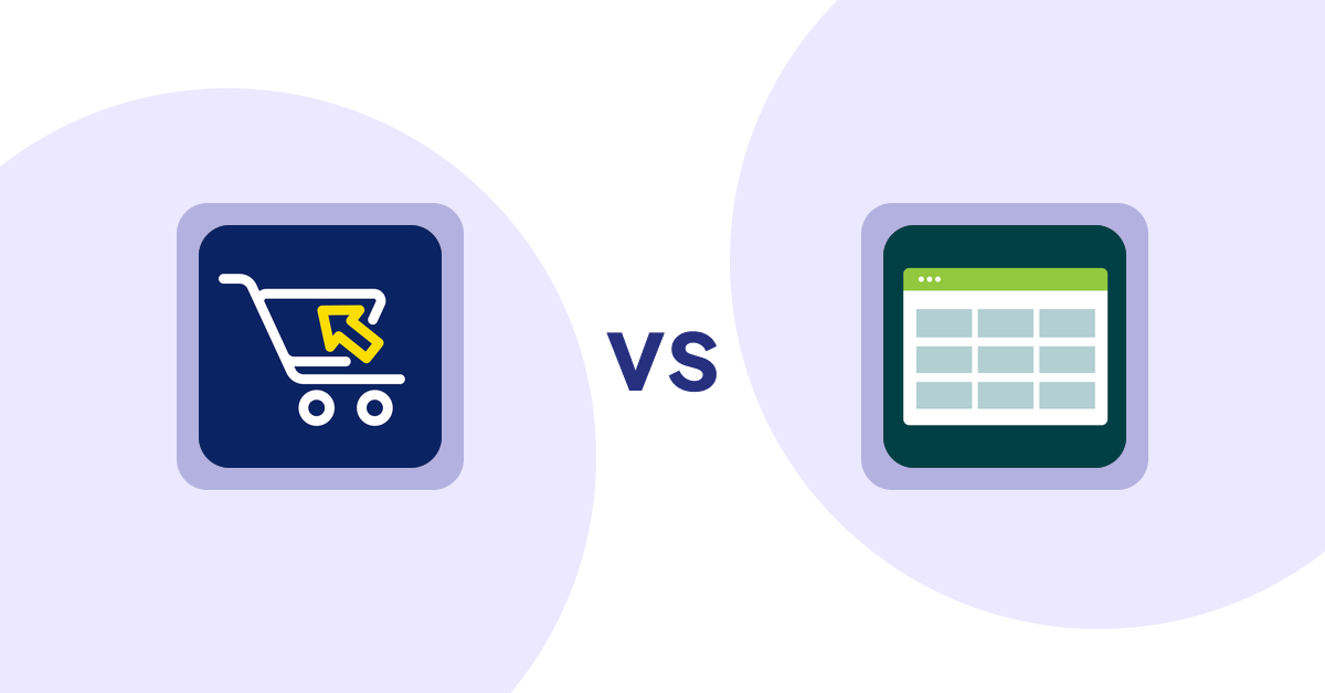 Shopify Product Display Apps: Swift B2B Cart / CSV Upload vs Product Table