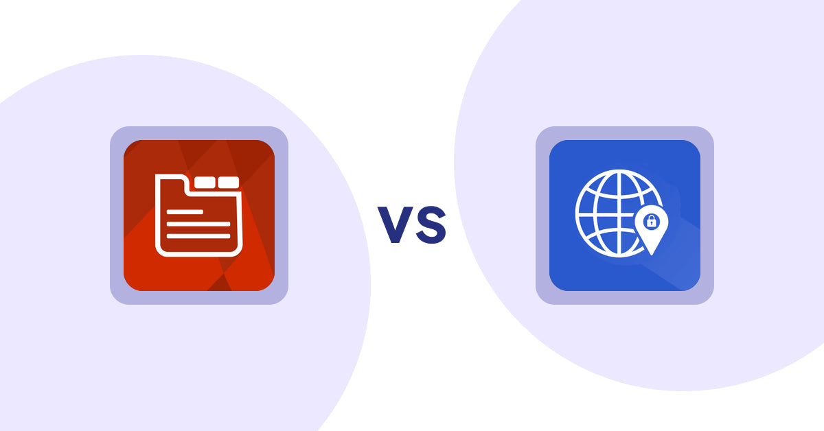 Shopify Product Display Apps: Tabs: SEO Product Tabs with AI vs Addify ‑ Country Restrictions