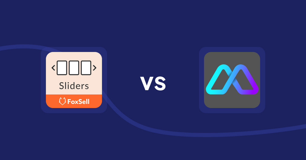 Shopify Product Display Apps: FoxSell Slider & Carousel vs Metadrob: Create Virtual Store