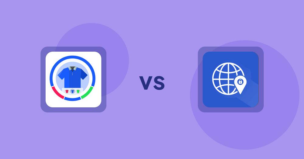 Shopify Product Display Apps: EVS ‑ Easy Variation Swatches vs Addify ‑ Country Restrictions