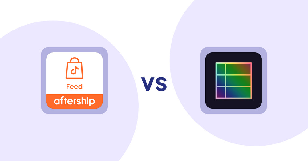 Shopify Product Display Apps: AfterShip Feed for TikTok Shop vs TableFlow Specification Table