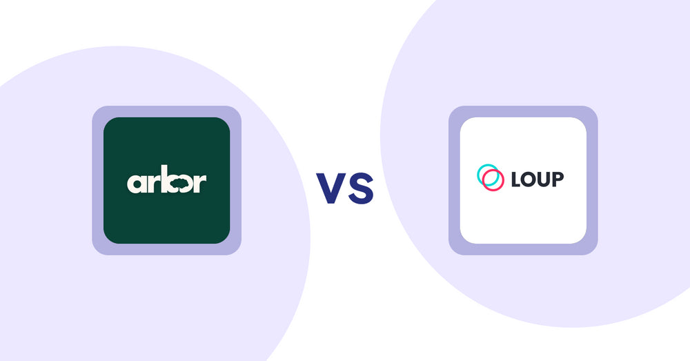 Shopify Product Display Apps: Arbor ― Carbon Transparency vs Loup: Sell on Instagram