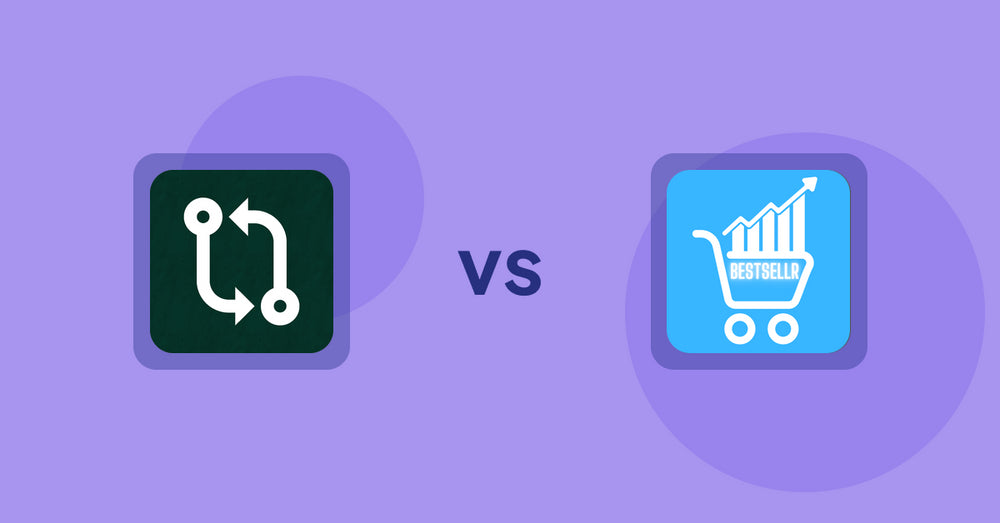 Shopify Product Display Apps: Compareder ‑ Product Compare vs Bestsellr