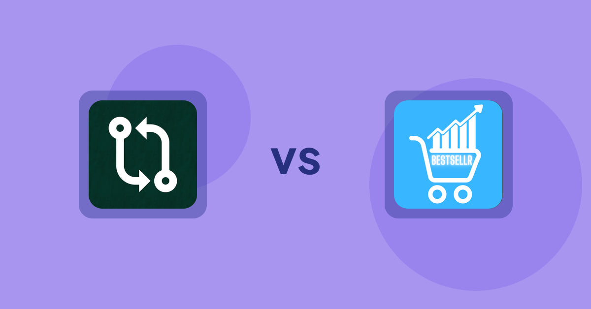 Shopify Product Display Apps: Compareder ‑ Product Compare vs Bestsellr