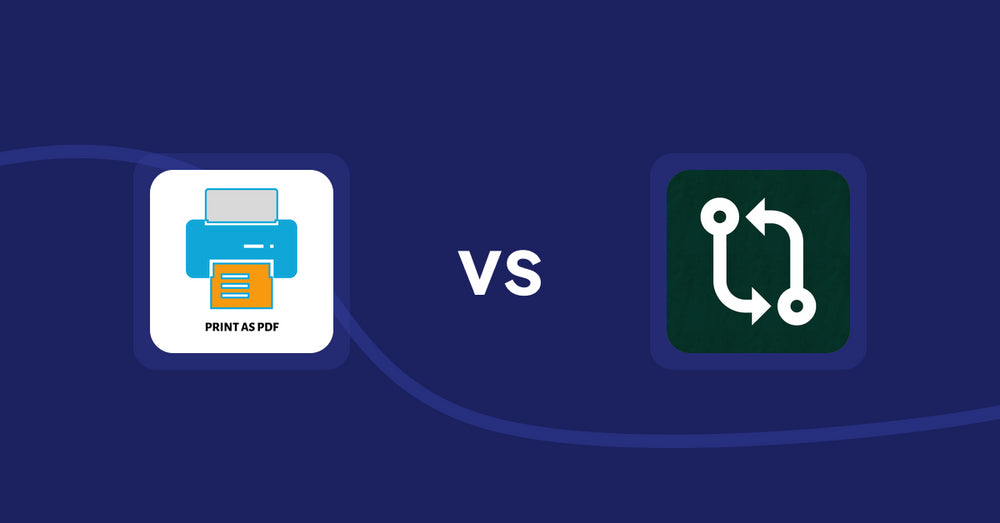 Shopify Product Display Apps: LitPDP ‑ Print as PDF vs Compareder ‑ Product Compare