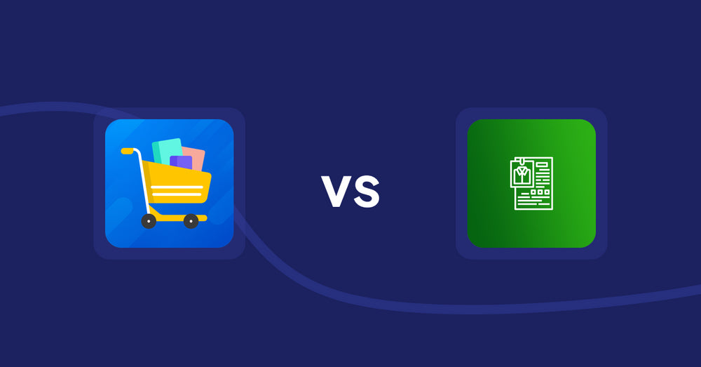 Shopify Product Display Apps: Prezen Wholesale Order vs OC Product Size Chart
