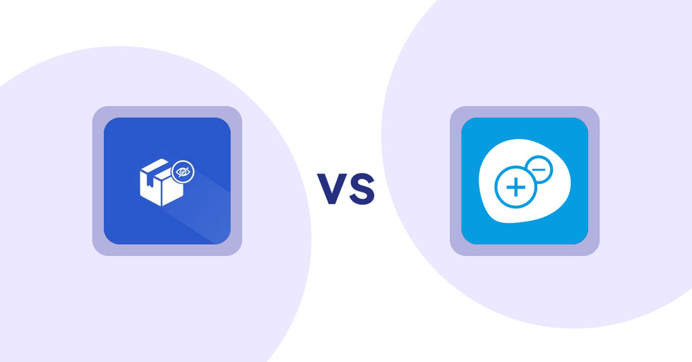 Shopify Product Display Apps: Addify ‑ Hide Products vs Extendons Quantity Selector