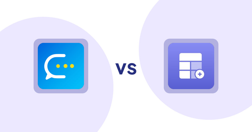 Shopify Product Display Apps: Advance AI Copywriter vs Eazy Specification Tags Table