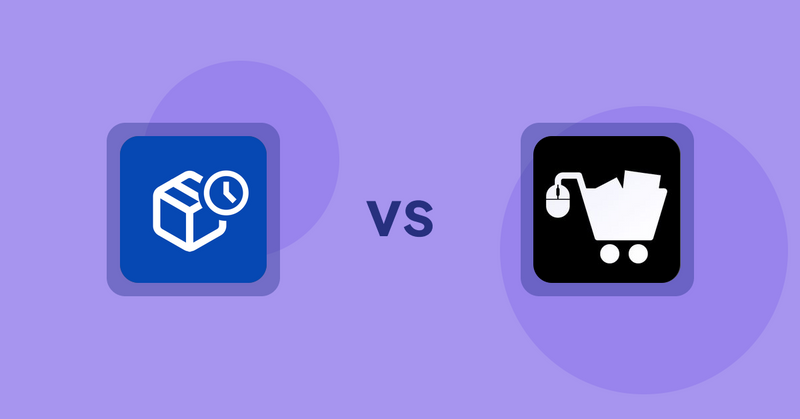 Shopify Product Display Apps: PreOrder Alpha vs LM Add To Cart Sticky