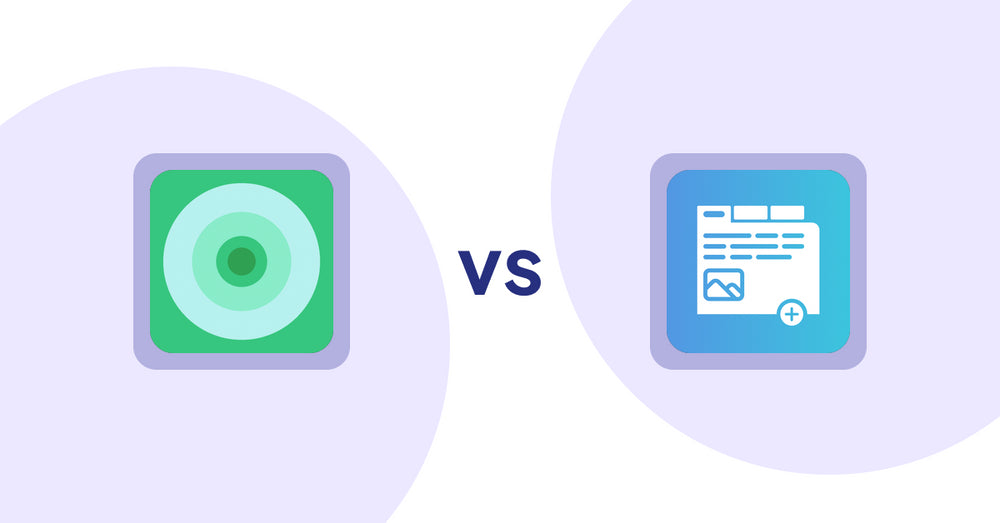 Shopify Product Display Apps: Hey!Scarcity Low Stock Counter vs Advanced Product Tabs