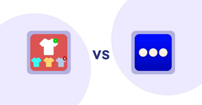 Shopify Product Display Apps: ST: Product & Collection Sort vs. Vario ‑ Variation Swatches