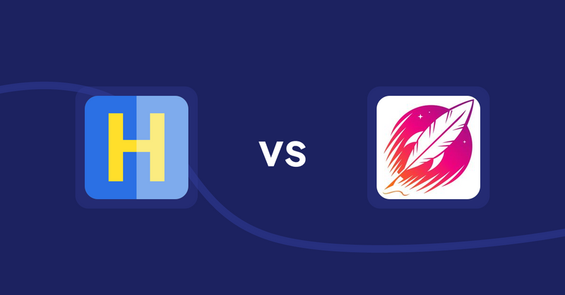 Shopify Product Display Apps: HiVar: Hide Sold Out Variants vs. Wordsmith: Content Generator