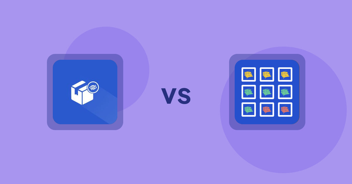 Shopify Product Display Apps: Addify ‑ Hide Products vs Pixc: Visual Merchandising