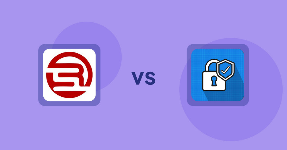 Shopify Product Display Apps: Robosize: AI Size Recommender vs B2B Essential Locks