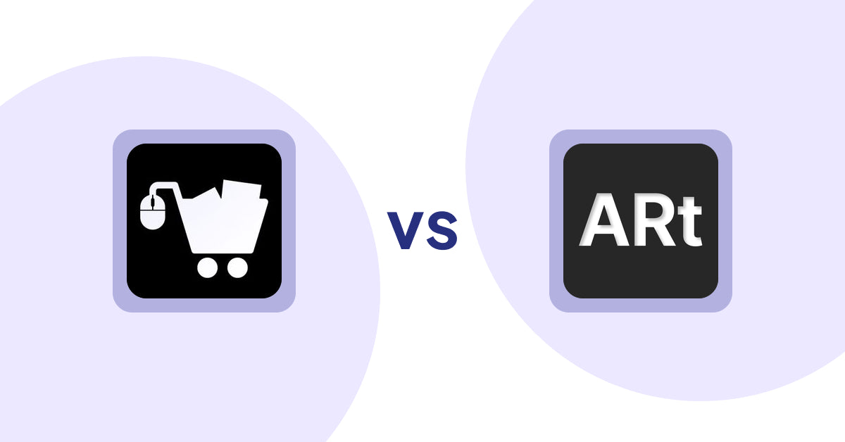 Shopify Product Display Apps: LM Add To Cart Sticky vs Wall Art Viewer AR