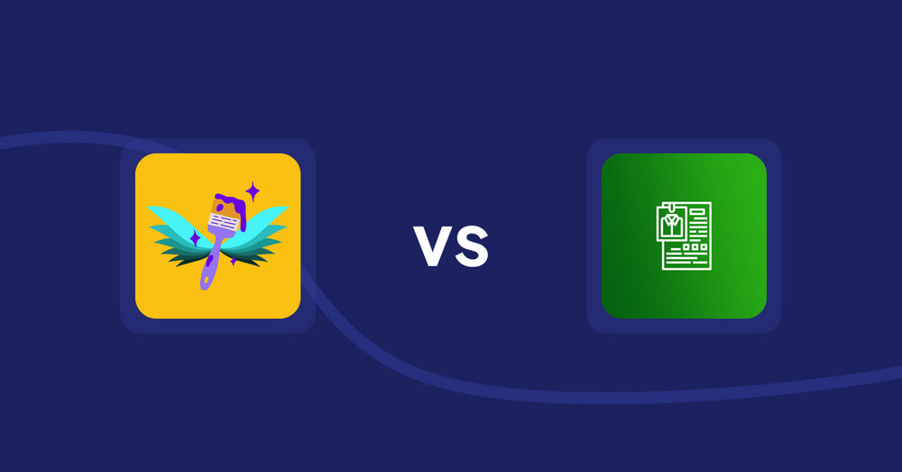 Shopify Product Display Apps: Badgfly ‑ Product Personalizer vs OC Product Size Chart