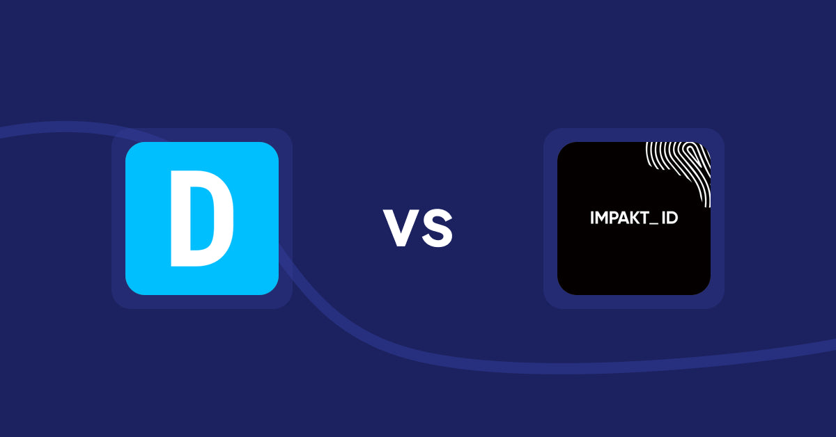 Shopify Product Display Apps: Dual Price Display by T2 vs IMPAKT ID: fashion CO2 tracker