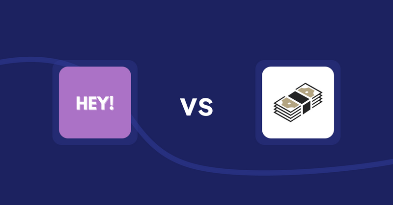Shopify Product Display Apps: Hey! Product Page Banner & Text vs シンプルクラウドファンディング｜お手軽自社クラファン