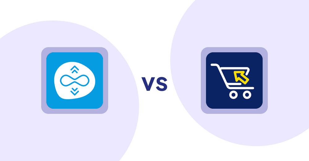 Shopify Product Display Apps: Scroll Freely: Infinite Scroll vs Swift B2B Cart / CSV Upload