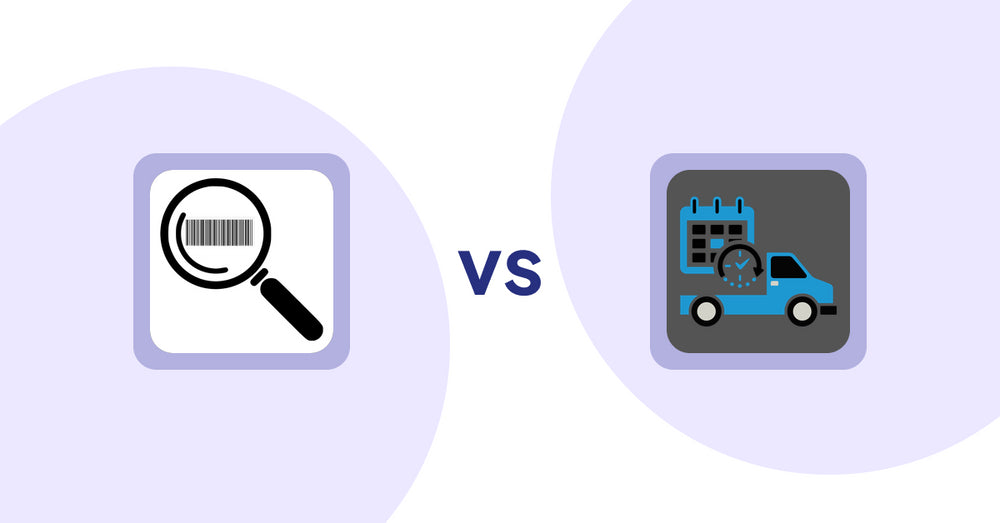 Shopify Product Display Apps: ScanZ ‑ Find and Import Easy vs H3 Estimated Delivery