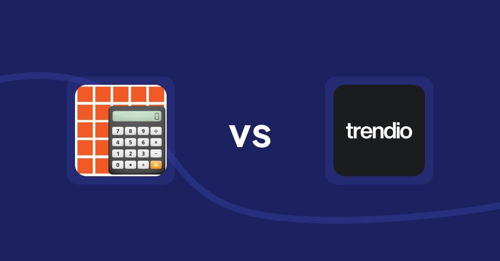 Shopify Product Display Apps: DIY Quantity Calculator vs. Trendio