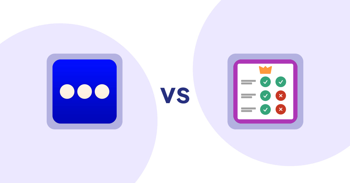 Shopify Product Display Apps: Vario ‑ Variation Swatches vs. Pretty Comparison Tables