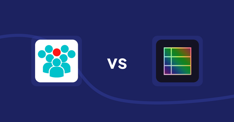 Shopify Product Display Apps: Today's Project Urgency Stock vs TableFlow Specification Table