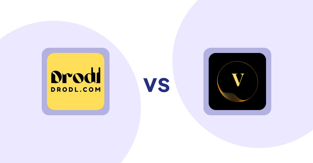 Shopify Product Display Apps: Drodl: Hide SoldOut Products vs ProductTube