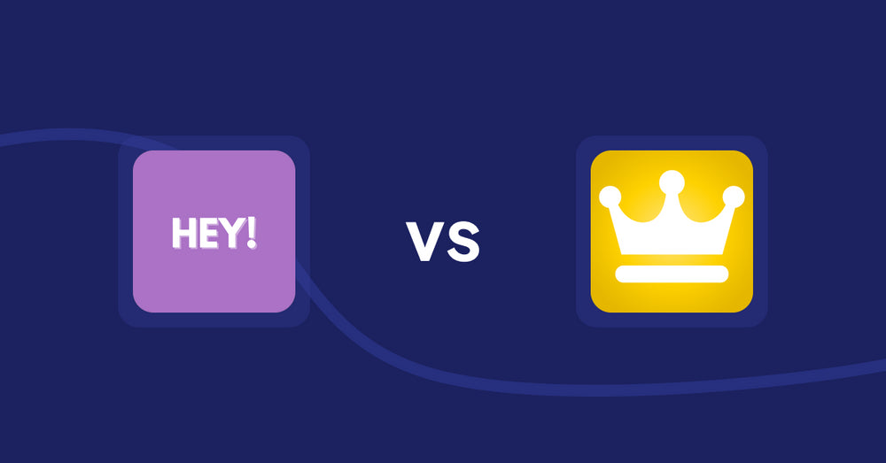 Shopify Product Display Apps: Hey! Product Page Banner& Text vs Awesome Ranking