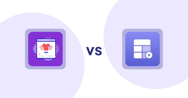Shopify Product Display Apps: Variant Title Magic vs Eazy Specification Tags Table