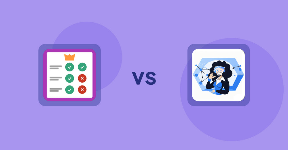 Shopify Product Display Apps: Pretty Comparison Tables vs Eva AI: Optimize Descriptions