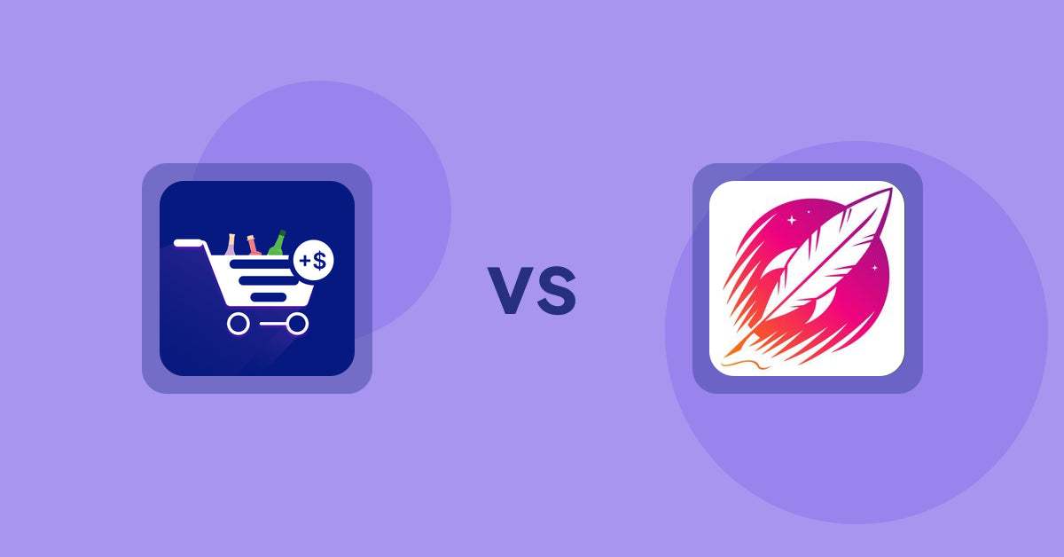 Shopify Product Display Apps: Pfand ‑ Deposit & Cart Fee vs Wordsmith: Content Generator