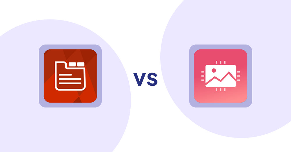 Shopify Product Display Apps: Tabs: SEO Product Tabs with AI vs. XO Image Styles